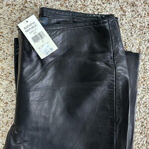Banana republic leather pants